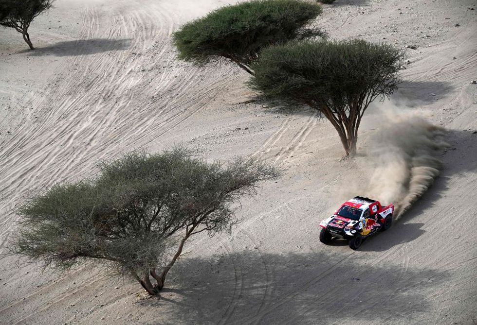 A cincea victorie a lui Al-Attiyah vine la bordul unei Toyota, alături de copilotul Mathieu Baumel.