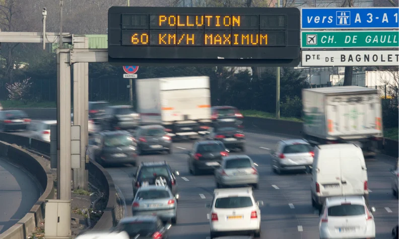 Paris pollution web