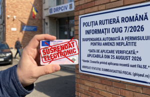 OUG 7/2026 și Suspendarea Permisului pentru Amenzi Neplătite